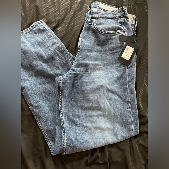 RAG & BONE RIVER FEATHERWEIGHT LOGAN HIGH RISE WIDE LEG JEANS 3 SIZES - Picture 7 of 12